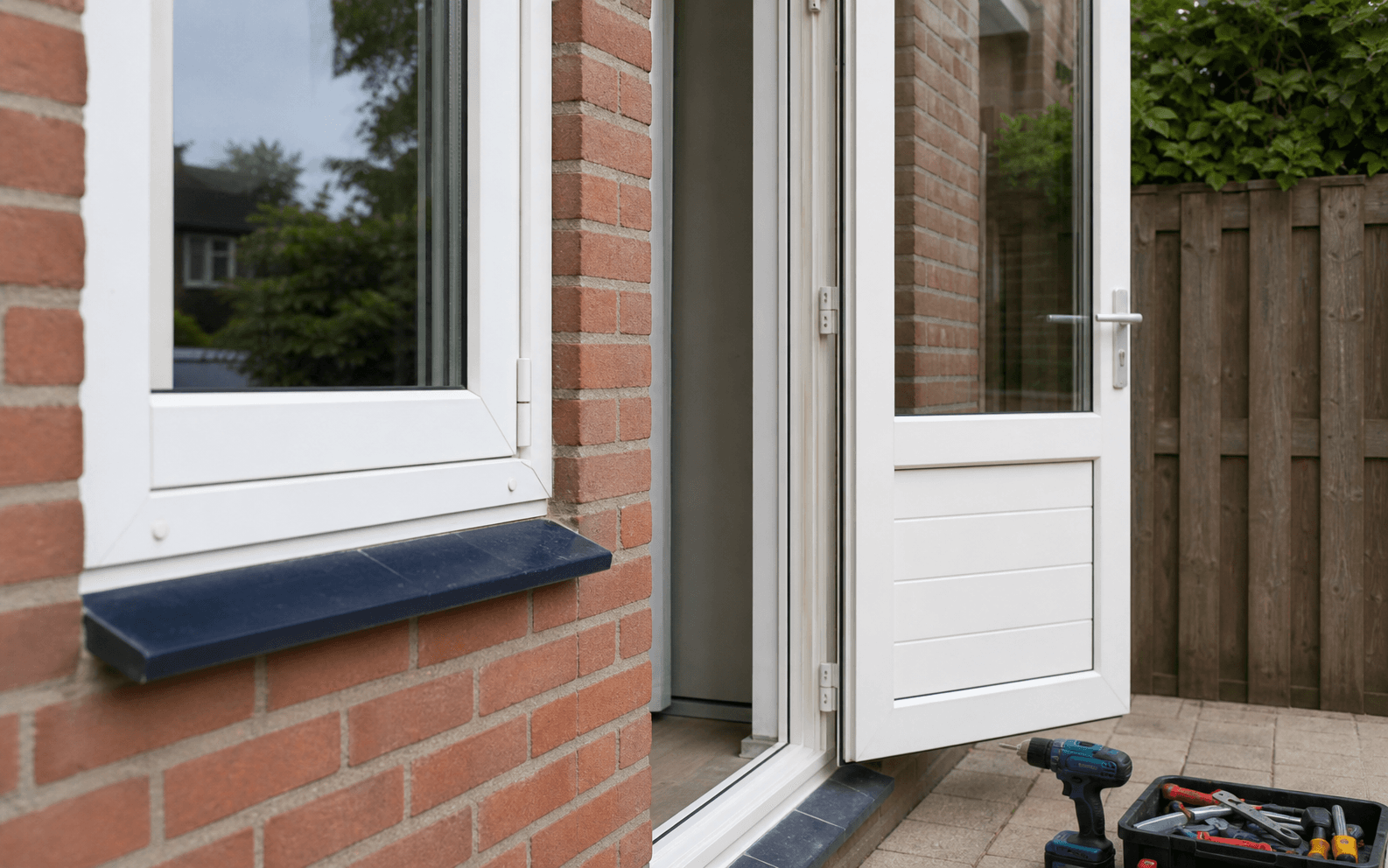 Entreedeur van appartementencomplex sluit slecht